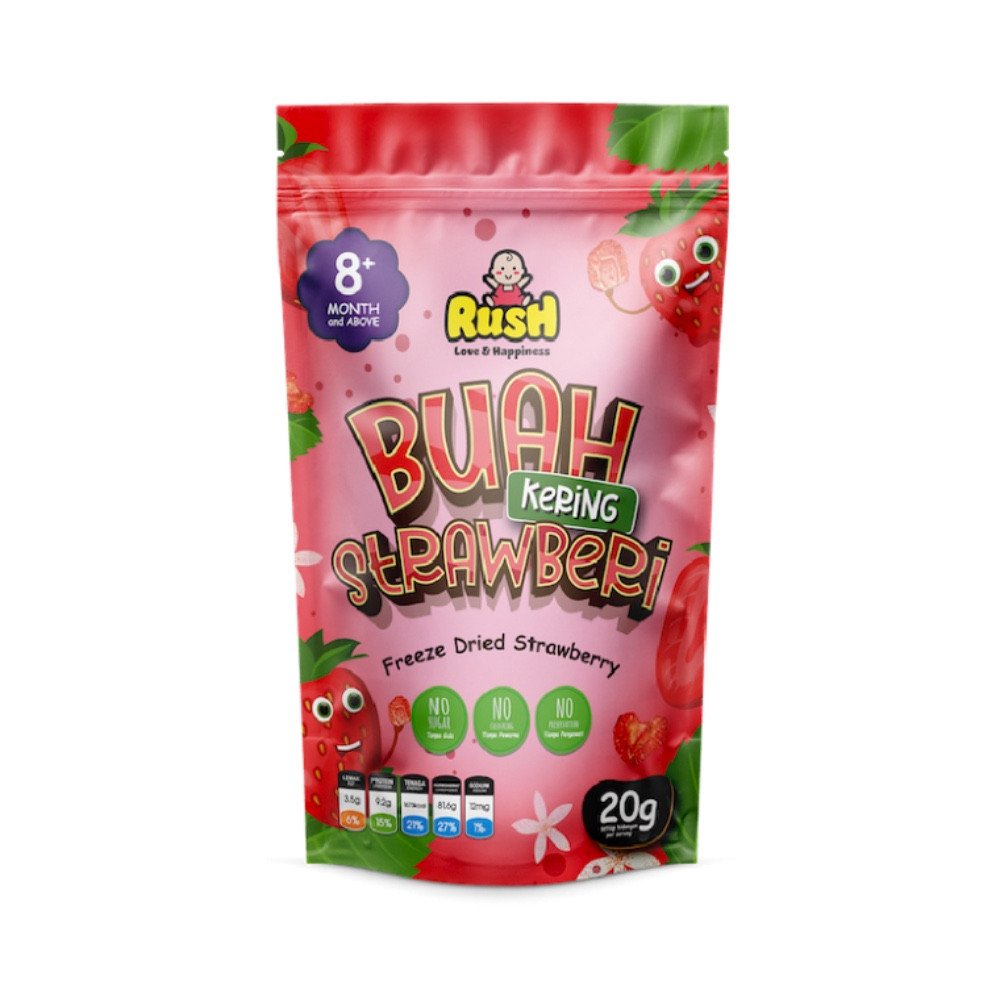 Rush Baby Freeze Dried Fruit Strawberry