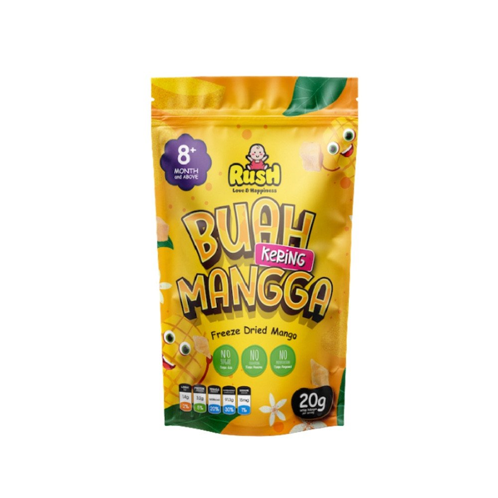 Rush Baby Freeze Dried Fruit Mango