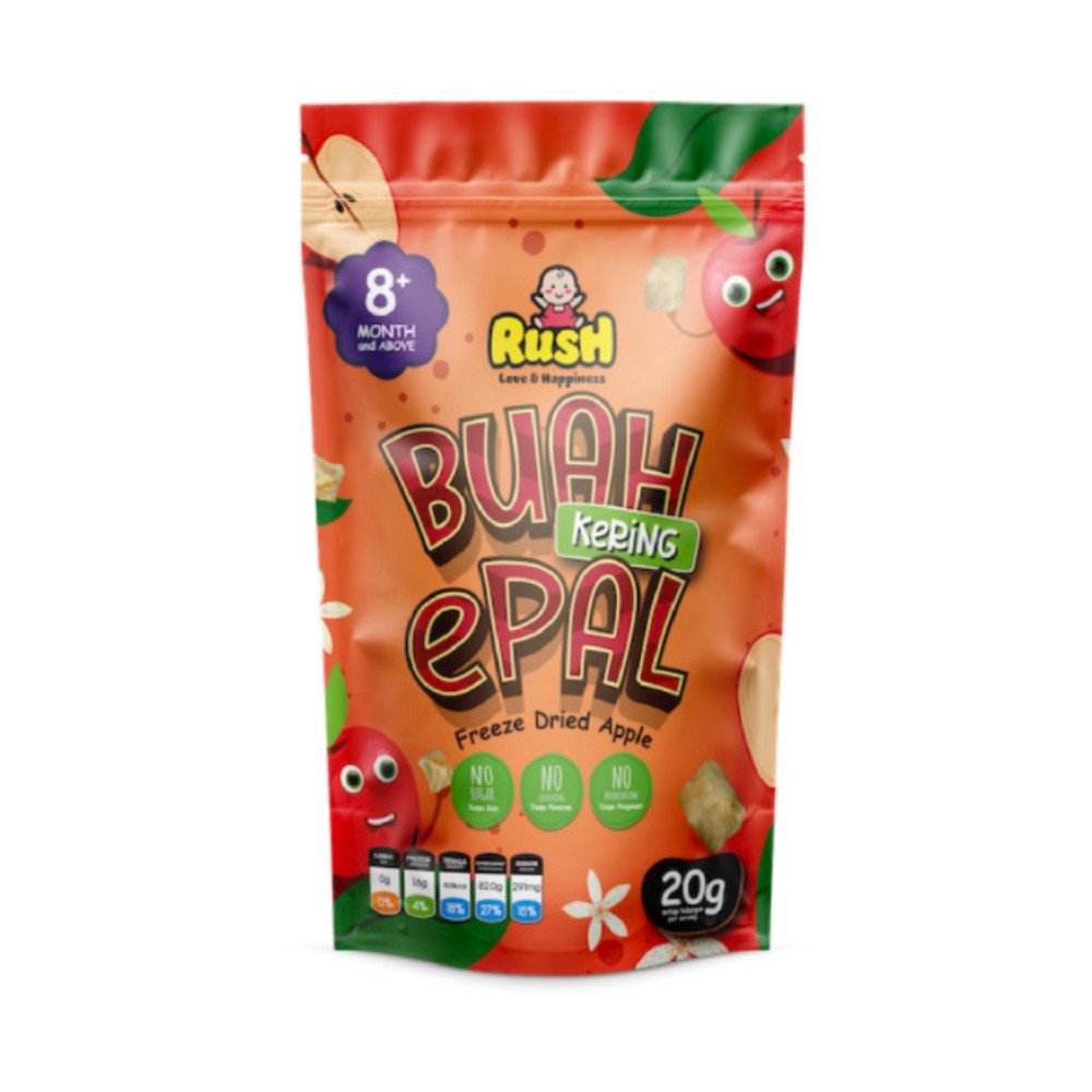 Rush Baby Freeze Dried Fruit Apple